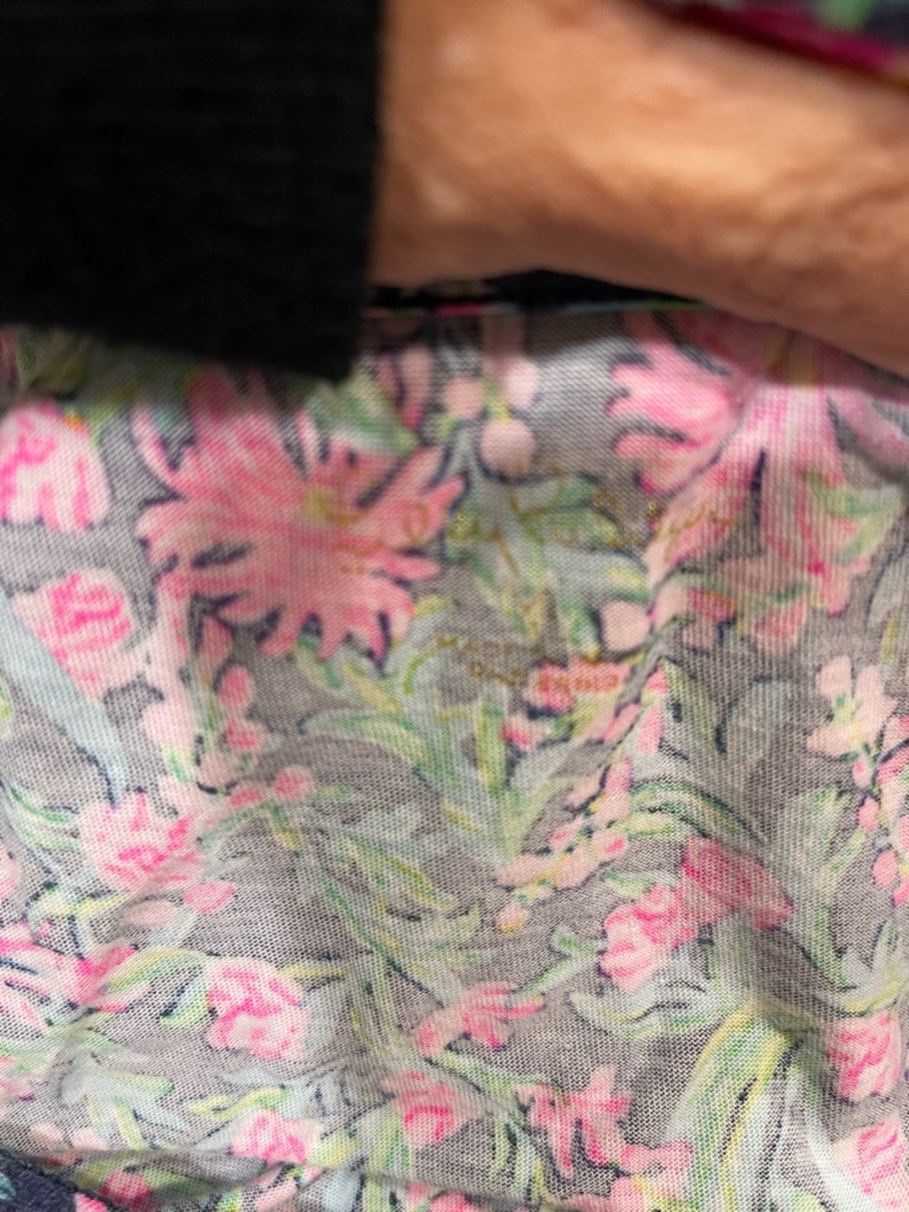 Lilly Pulitzer Jodee Tiered Swing Dress in Low Tide Navy Garden Print Size XL - Picture 9 of 10